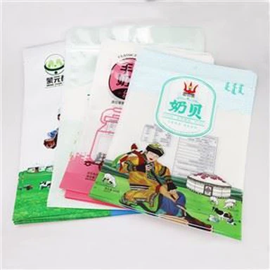 Vrečke z zadrgo za pakiranje mlečnih kosmičev